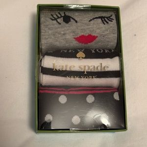Kate Spade three pack socks!